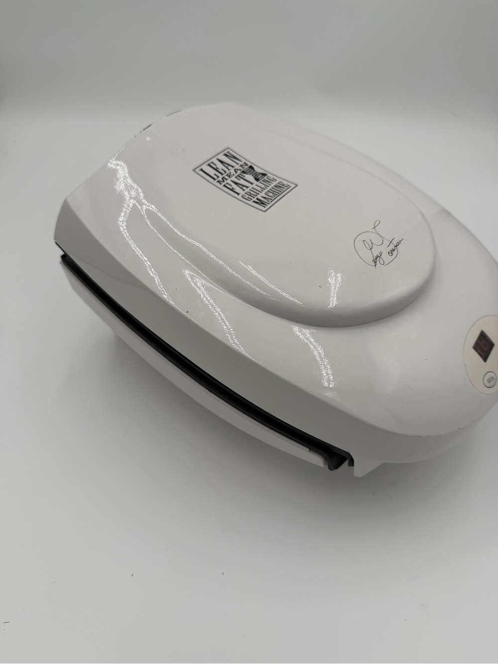 George Foreman Lean Mean Fat Reducing Grilling Machine GR20 White WORKS - Picture 2 of 8